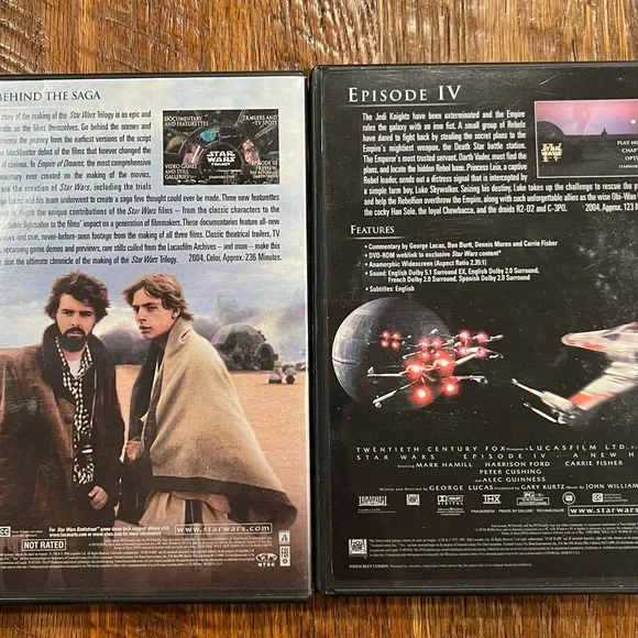Star Wars Trilogy DVD Set, 4 Discs - Picture 4 of 11